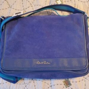 Robert Graham laptop briefcase messenger bag NWT